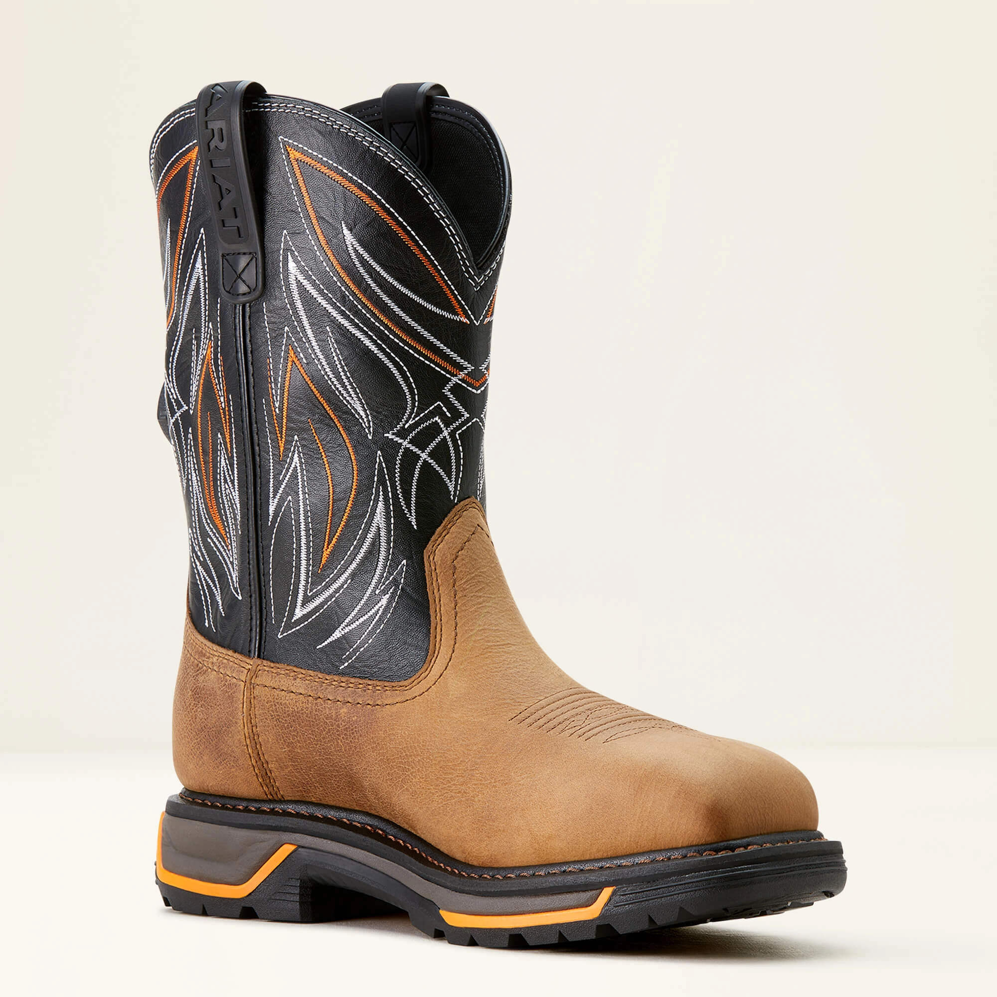 Ariat Big Rig BOA: Stivale Western Impermeabile con Punta Composita e Stile Robusto - Marrone Chiaro, Taglia 43!